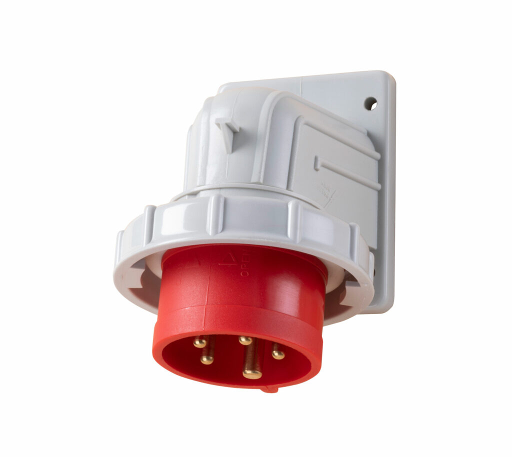 Spine da parete 16A, 32A – IP67 – inclinata a 90°