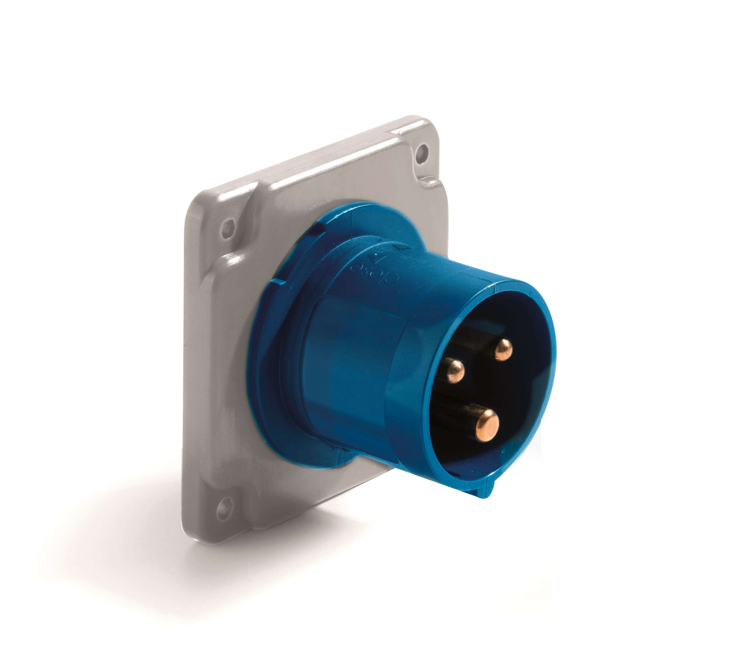 Spina da incasso 16A, 32A – IP54 – 75×75