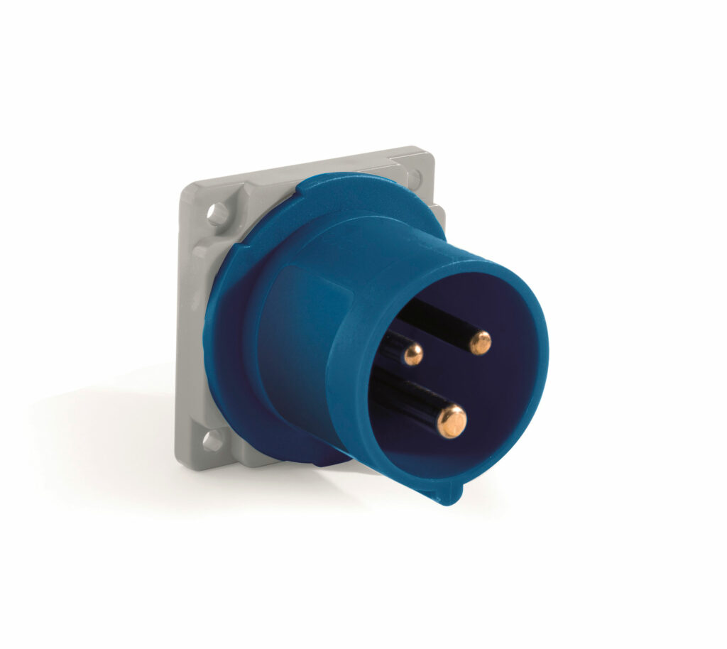 Spina da incasso 16A – IP54 – 55×55