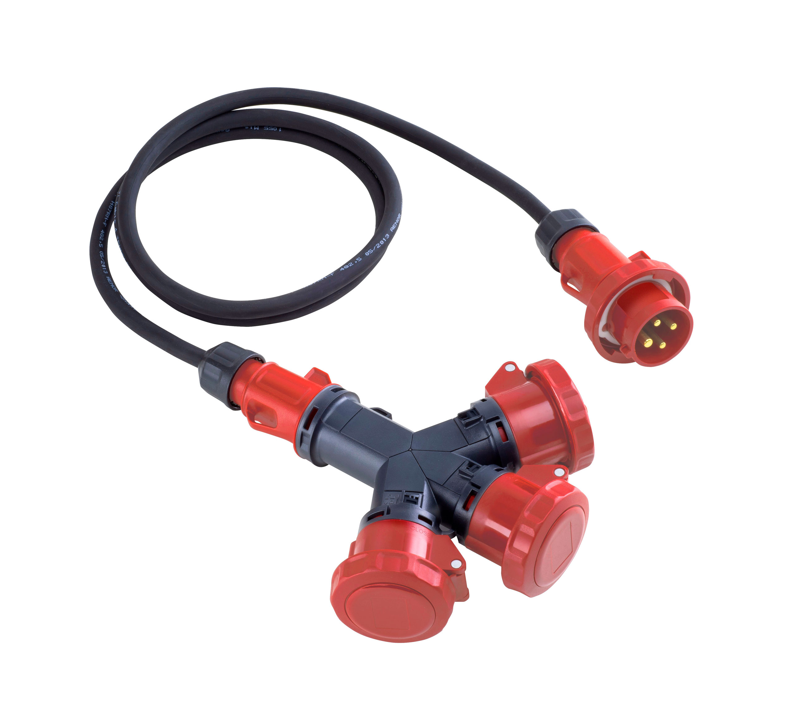 Moltiplicatori a 3 uscite, con cavo – IP67