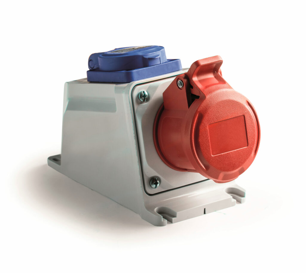 Prese da parete «DUO» 16A, 32A – IP54 – Con Schuko