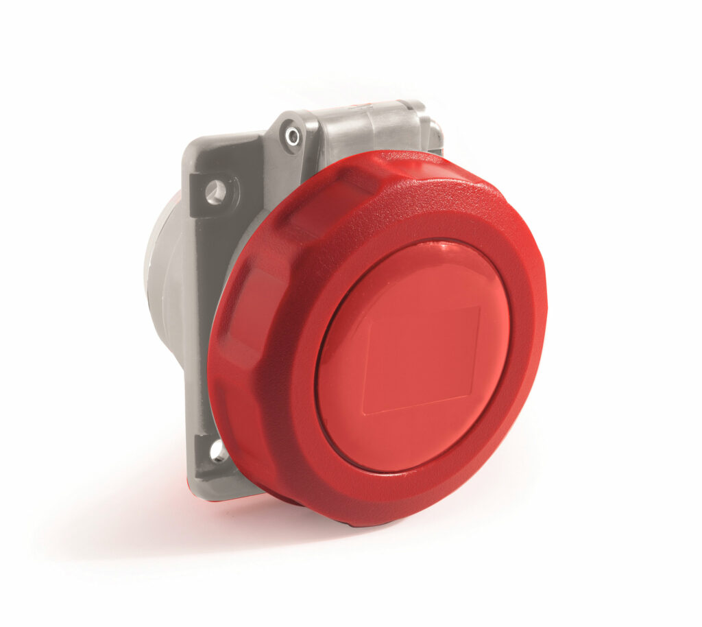 Prese da incasso inclinate 16A, 32A – IP66/IP67 – 75×75