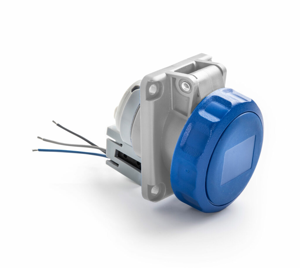 Presa da incasso 16A con microswitch – IP66/IP67 – 64×74