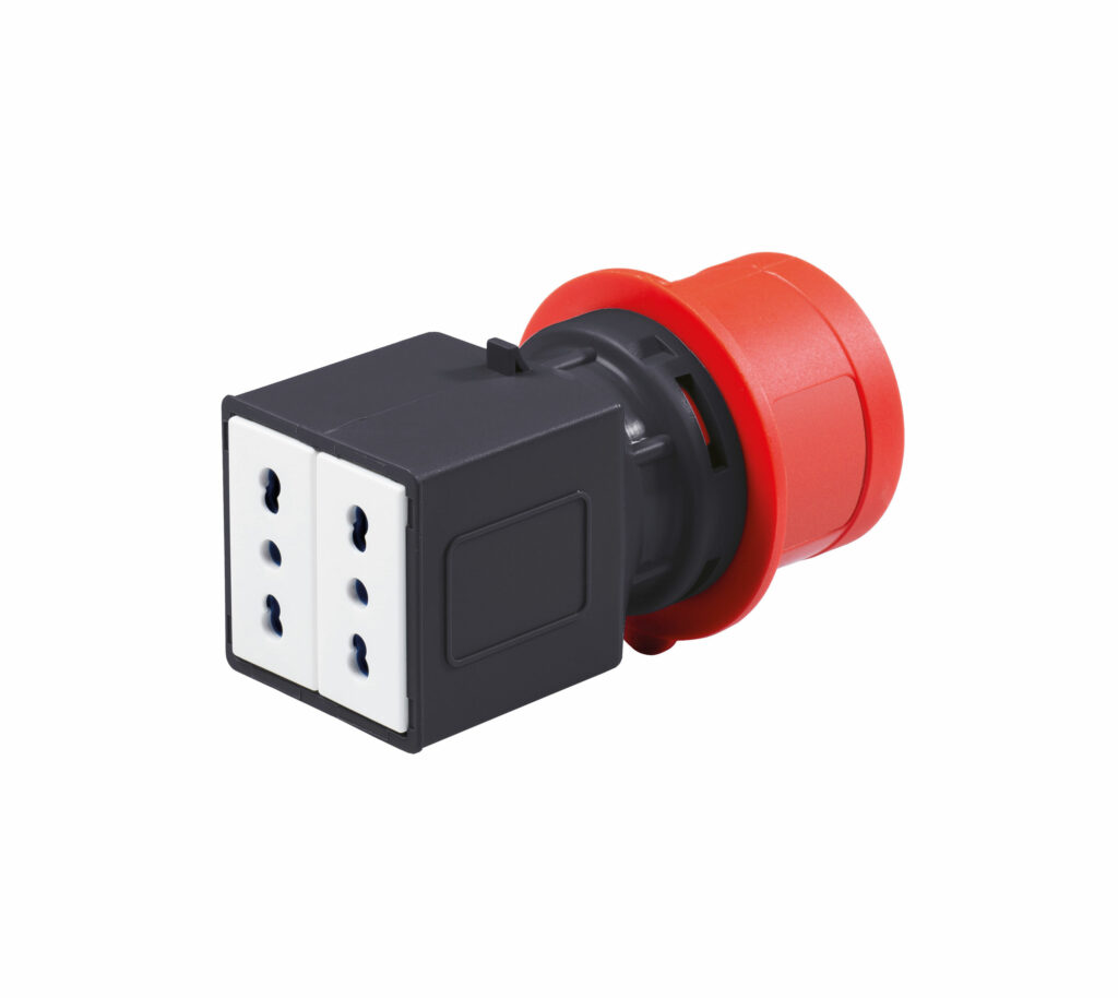 Adatatore con 2 prese, 5P