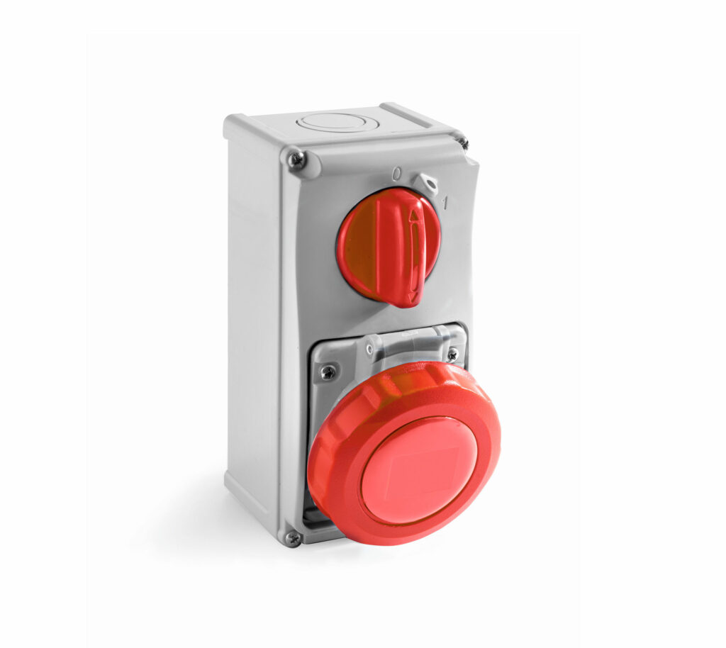 Serie 19 – Prese interbloccate da incasso, 16A, 32A -IP67