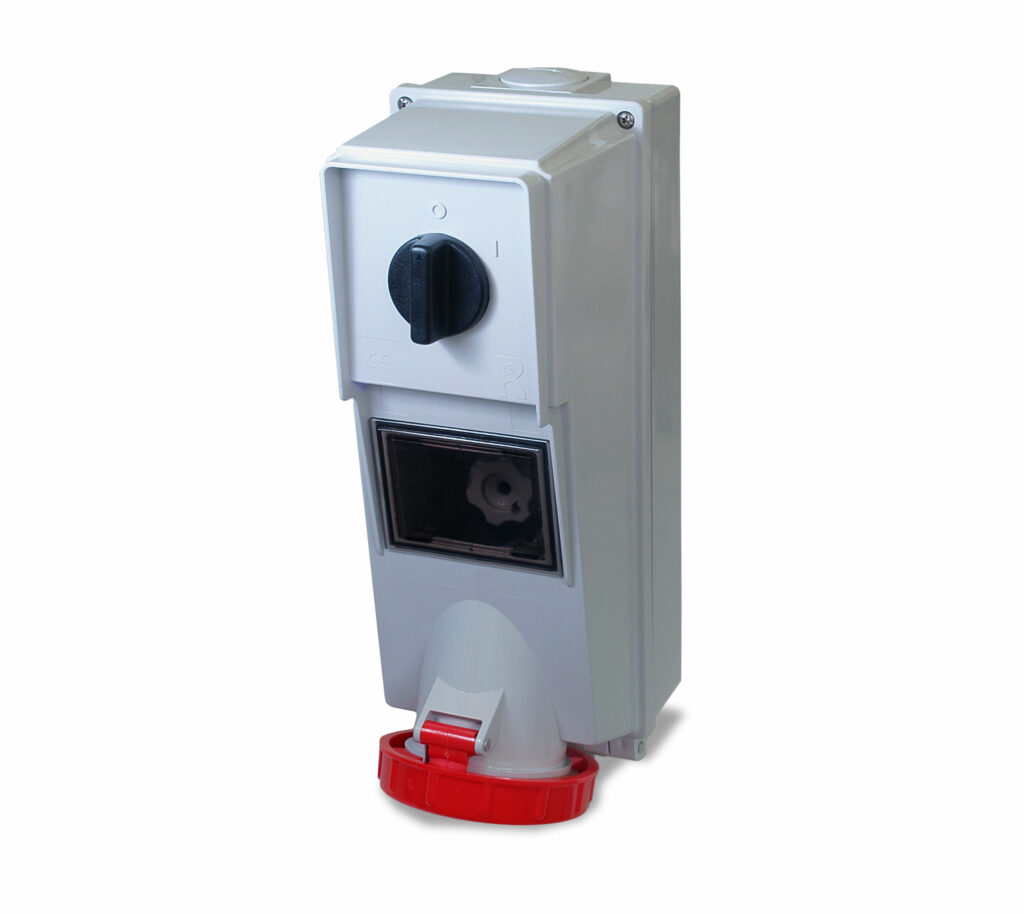 Serie 15 – Prese interbloccate con portafusibili, 63A – IP55