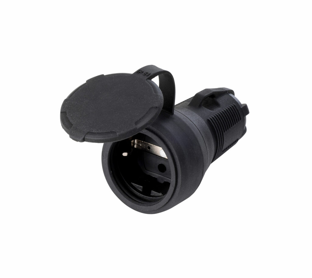 Presa in gomma 16A IP54 – Standard Francia