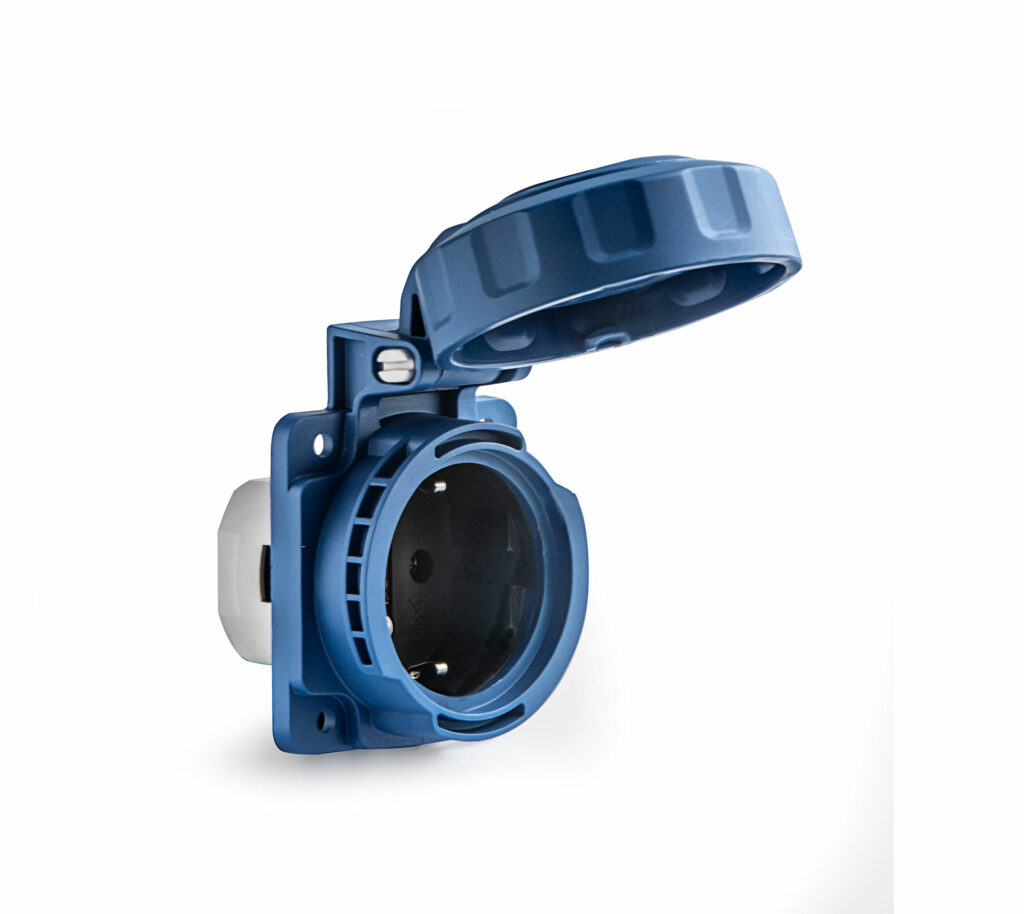 Presa da incasso -IP68 – 75×75