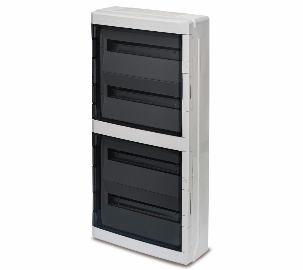 Centralino con ingresso cavo in gomma – 72 mod.