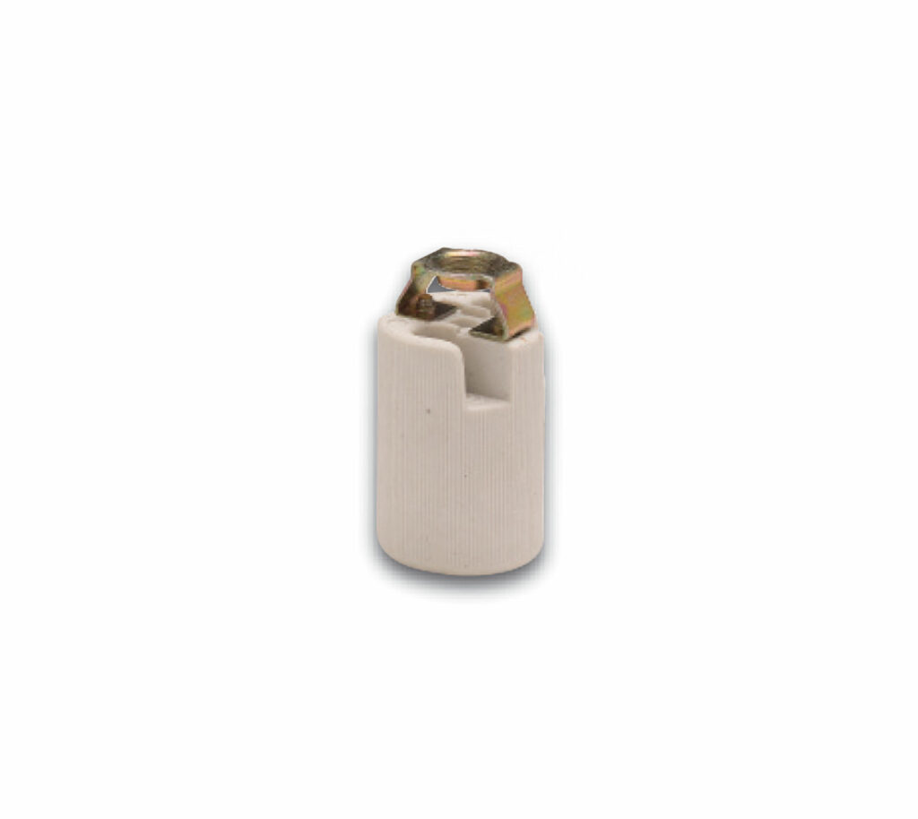 Portalampade in ceramica