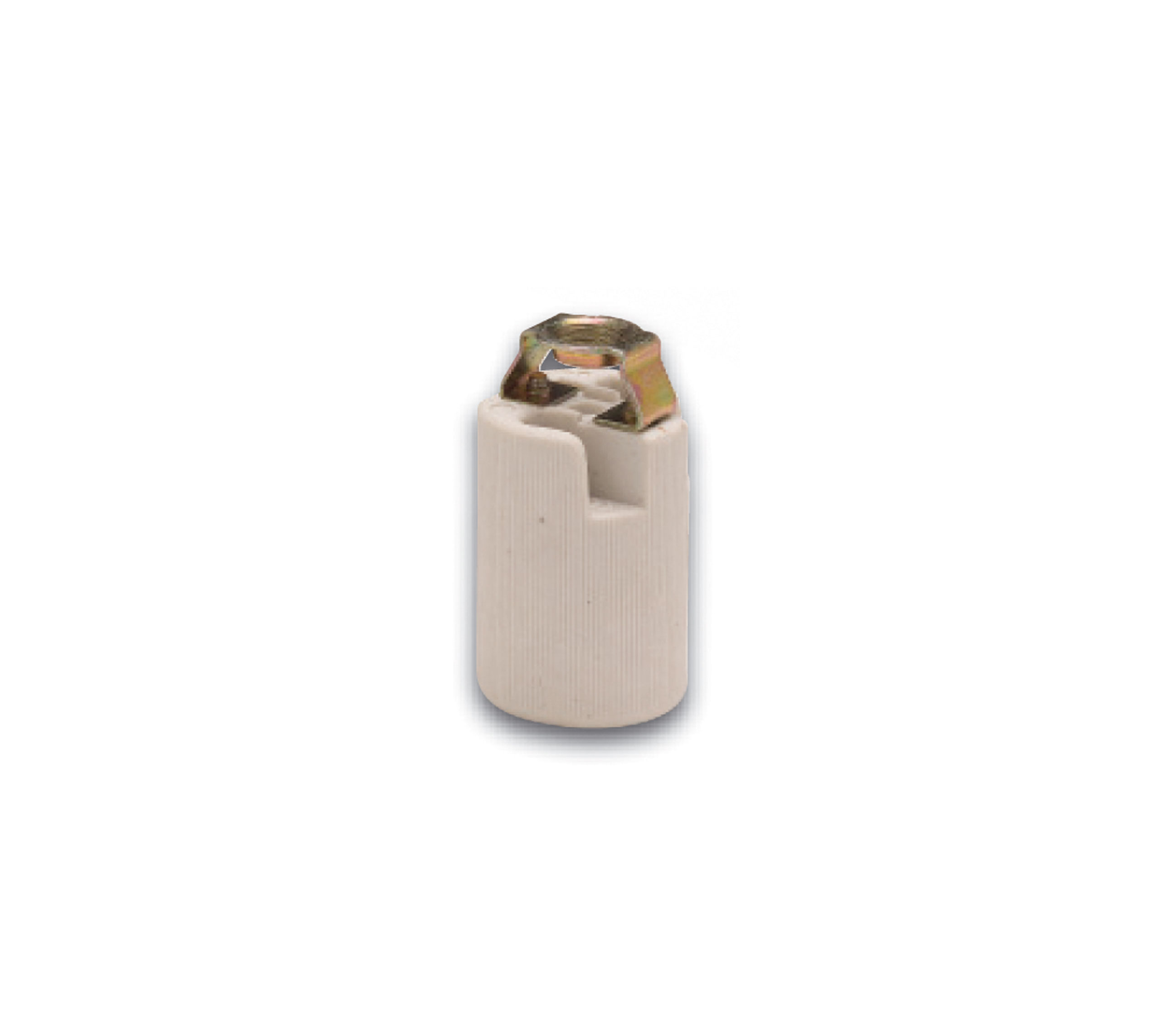 Portalampade in ceramica