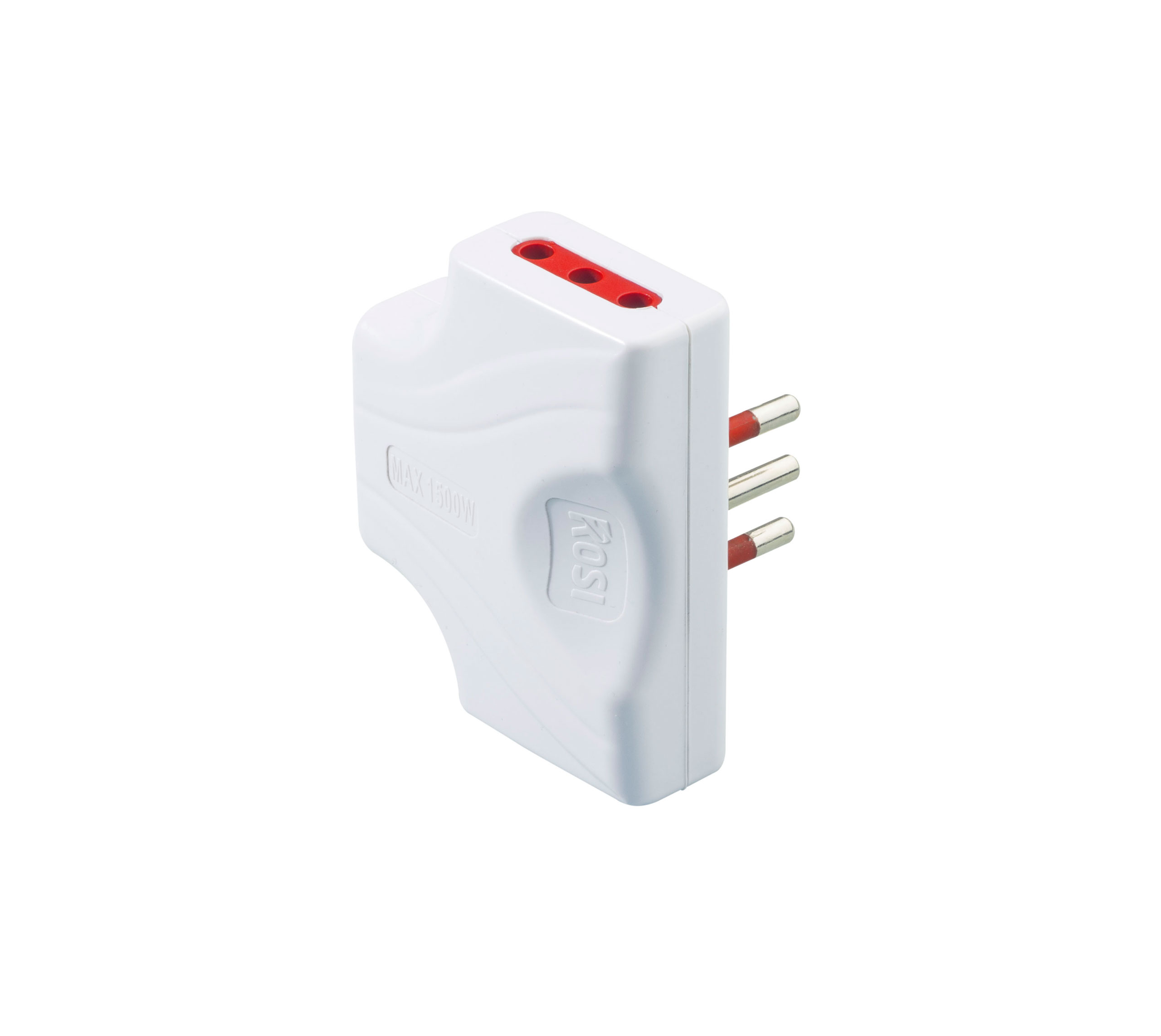Adattatore triplo extrapiatto 10A
