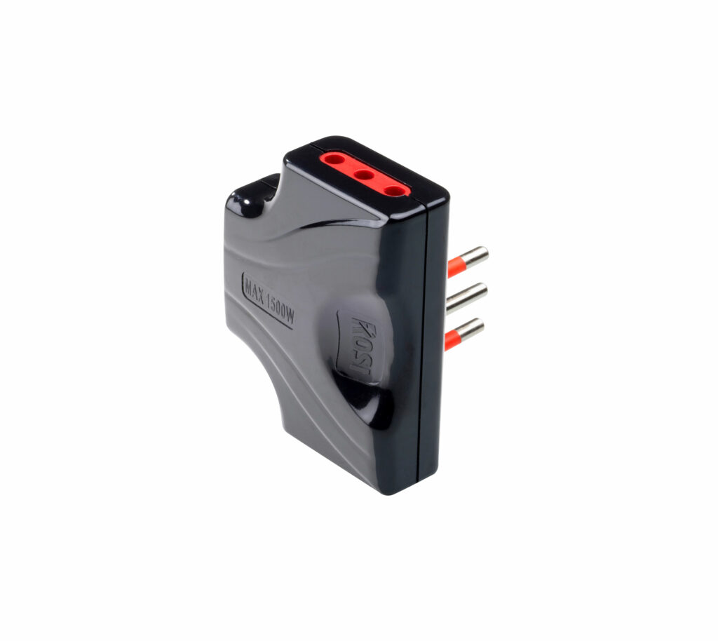 Adattatore triplo extrapiatto 10A