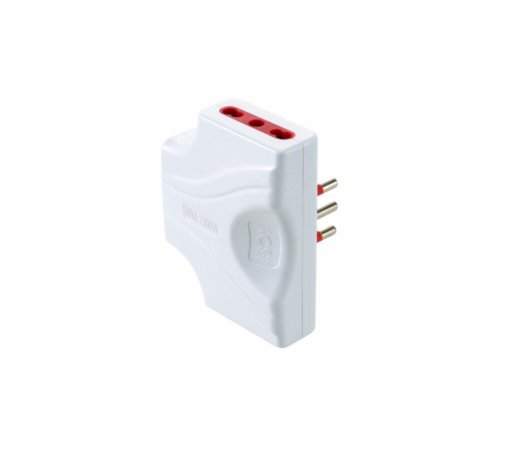 Adattatore triplo extrapiatto