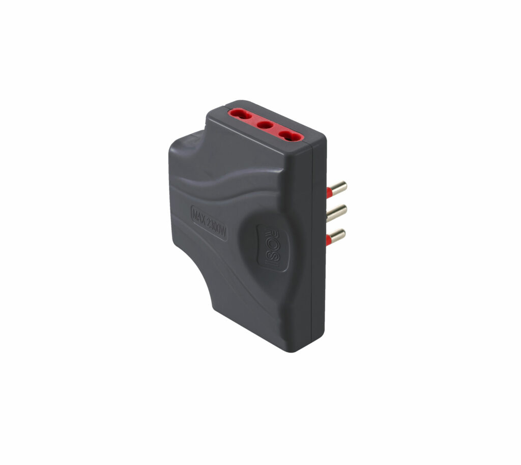 Adattatore triplo extrapiatto
